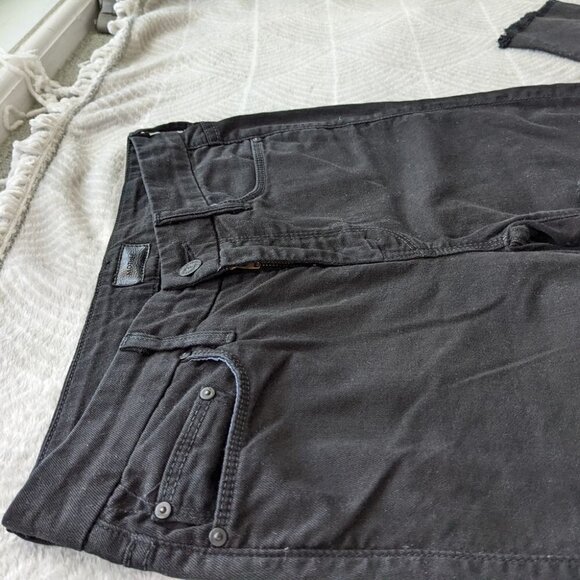 Mother Denim Looker Fray Hem Black Jeans 24 @O - Picture 4 of 15